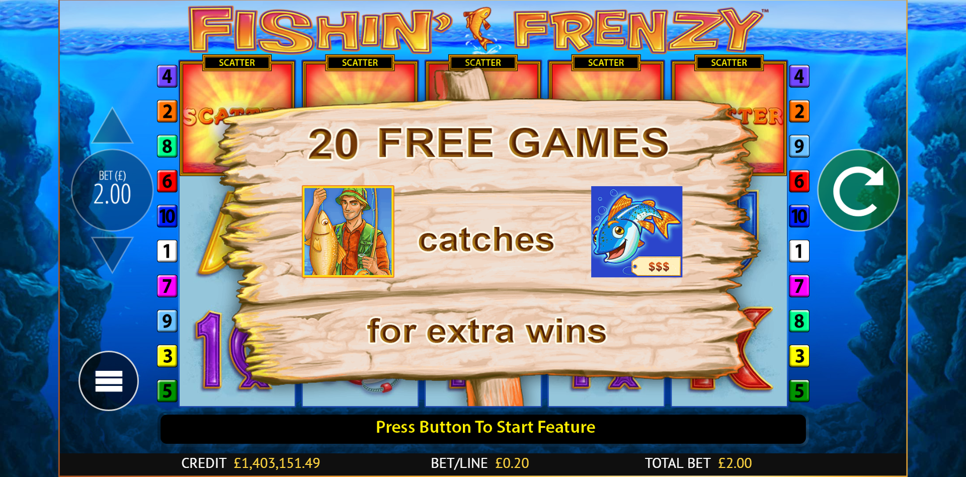 fishin frenzy slot game 